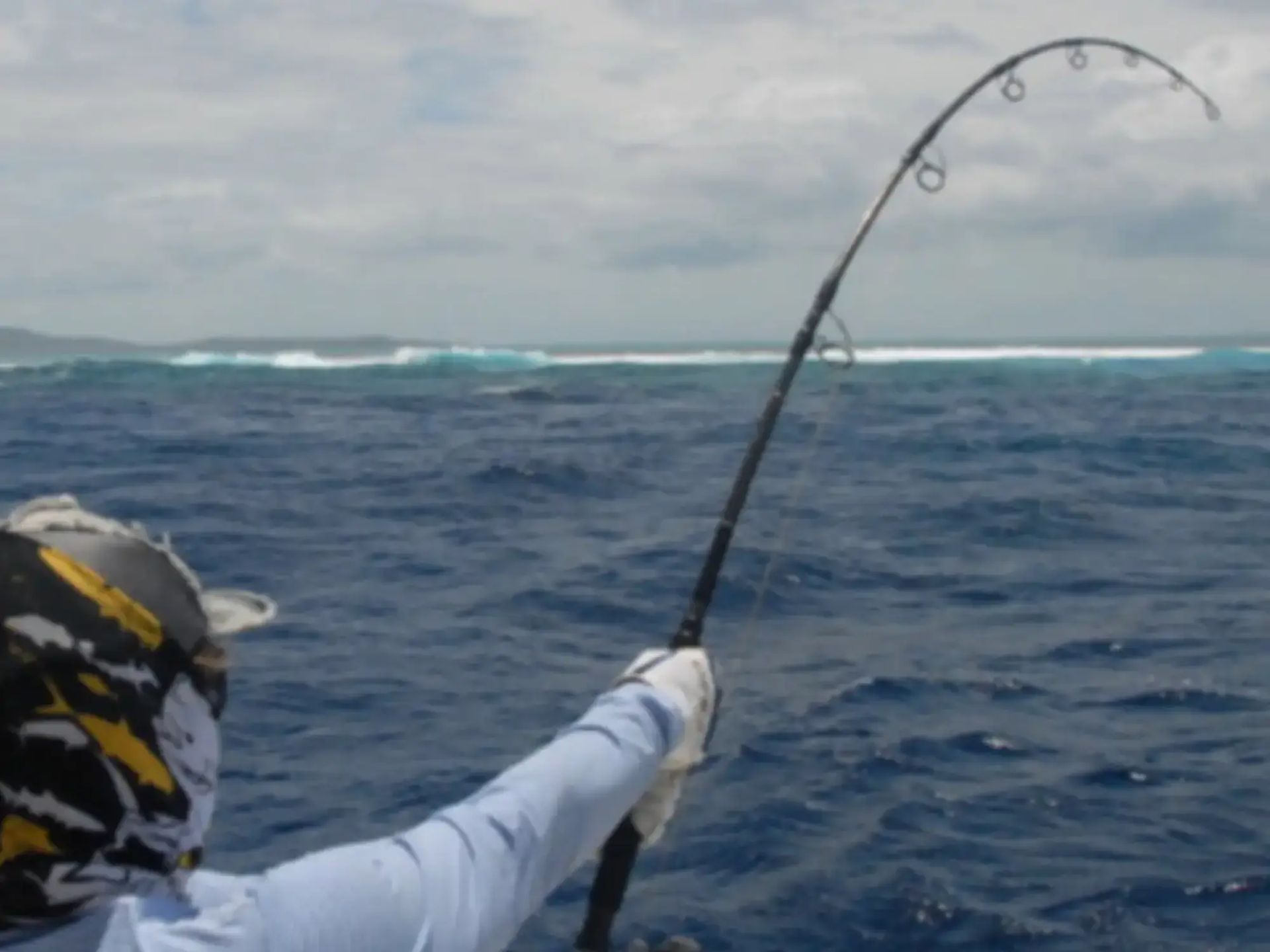 Offshore fishing on the Belize Barrier Reef